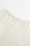 SWAYING/KNIT water-soluble wool lapel dress (with petticoat) SW23AW2L07 white PS66